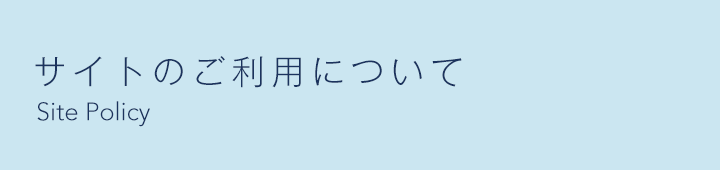 サイトのご利用について